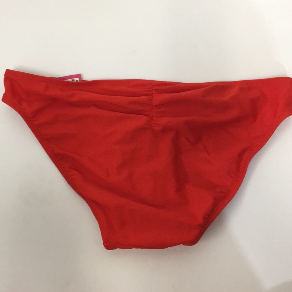 Xhilaration Solid Red Hipster Bikini Bottoms L - Picture 5 of 10